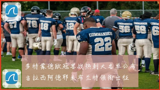 多特蒙德欧冠客战热刺大名单公布吉拉西阿德耶米布兰特领衔出征